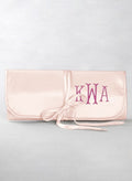 Monogram Embroidered Jewelry Roll