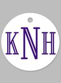 Monogram Favor Tag