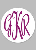 Monogram Favor Tag