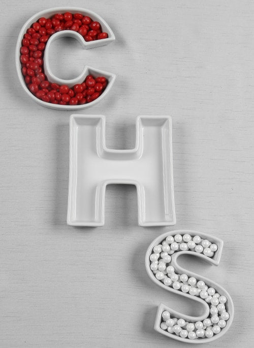 School Letter Dish Set - 3pcs
