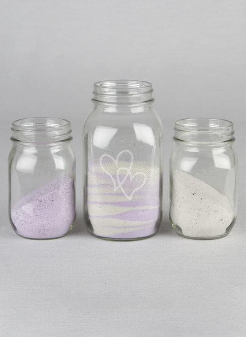 Graphic Mason Jar Ceremony Set