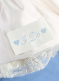 I Do w/Hearts Dress Label