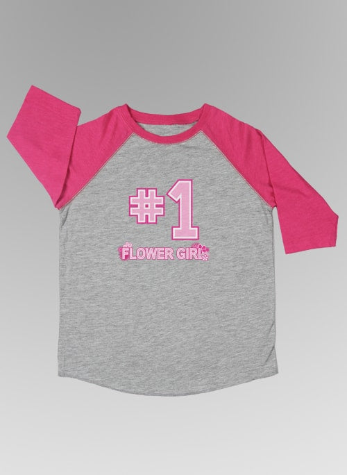#1 Flower Girl Tee