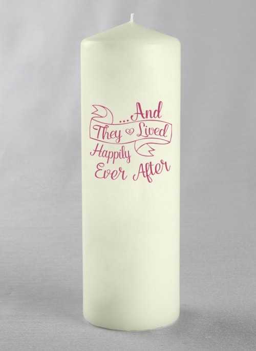 And They ... Pillar Candle
