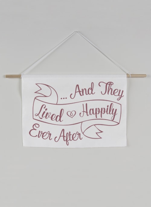 Canvas Sign, White