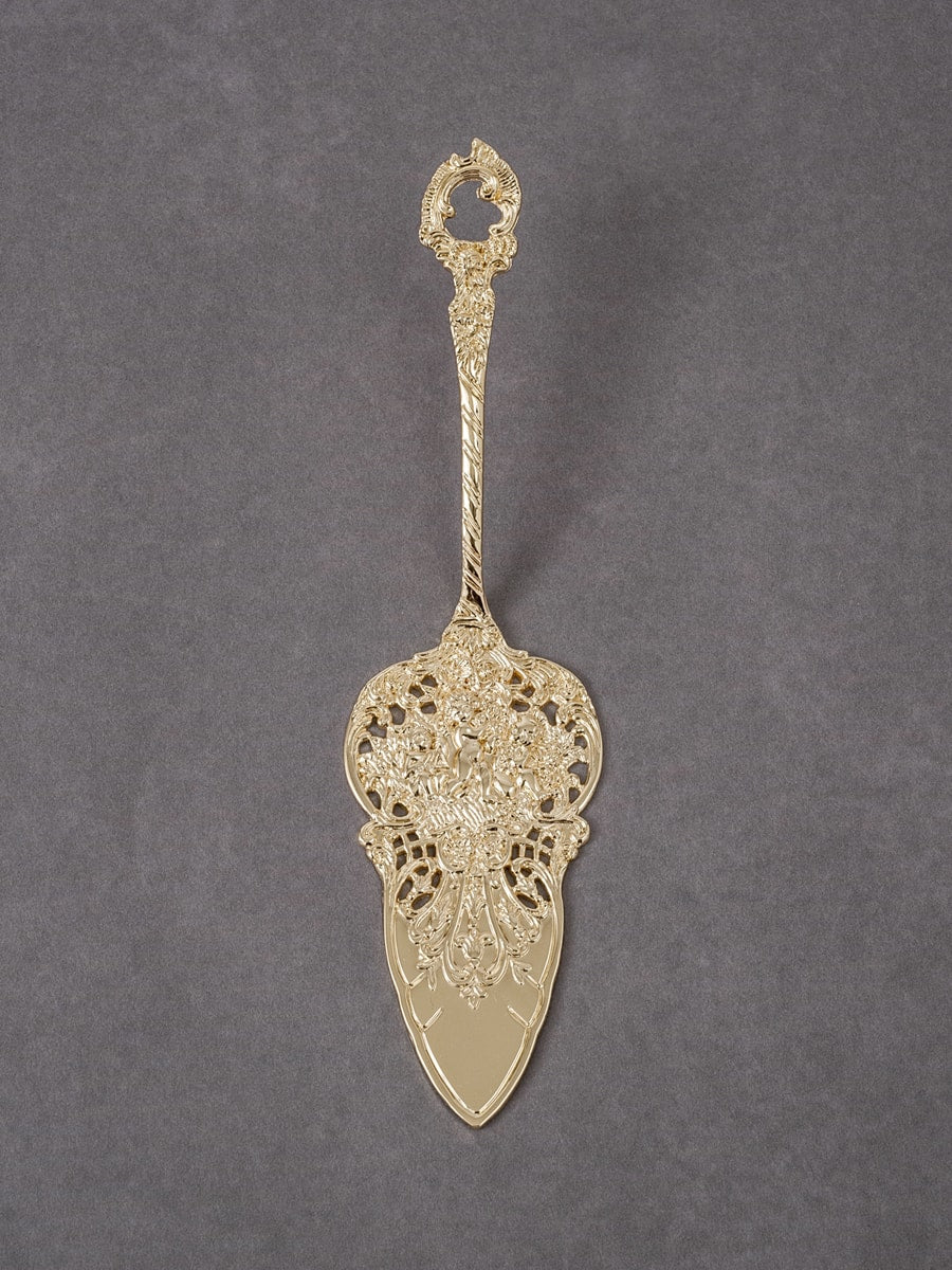 Ornate Petite Server, Gold