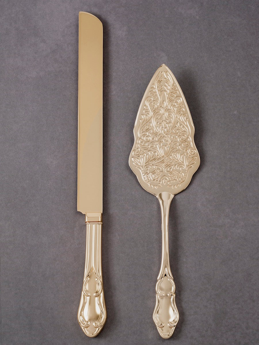 Gold Traditional Server Set
