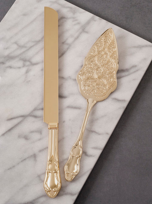 Gold Traditional Server Set