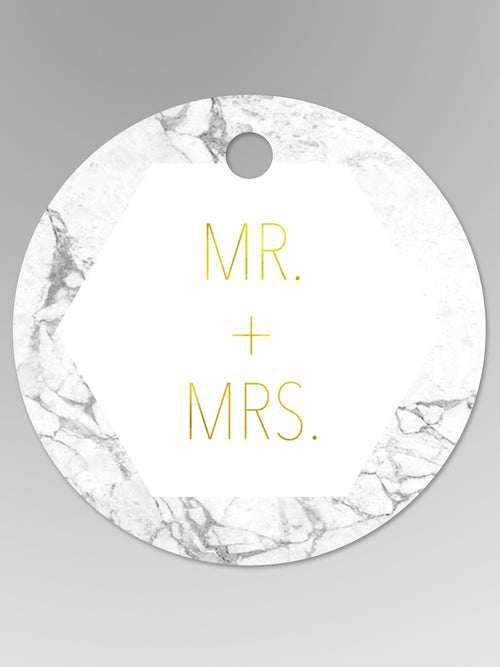 Mr. and Mrs. Favor Tag