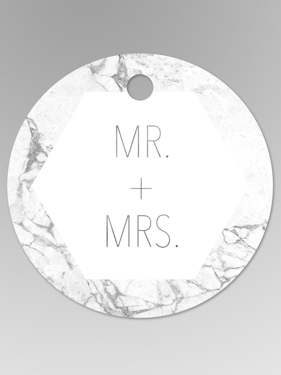 Mr. and Mrs. Favor Tag