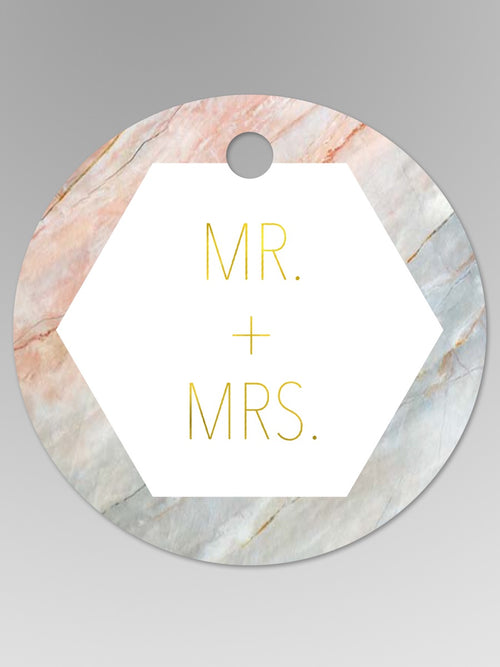 Mr. and Mrs. Favor Tag