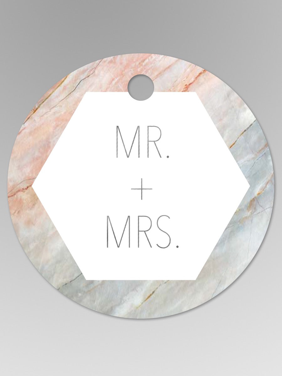 Mr. and Mrs. Favor Tag