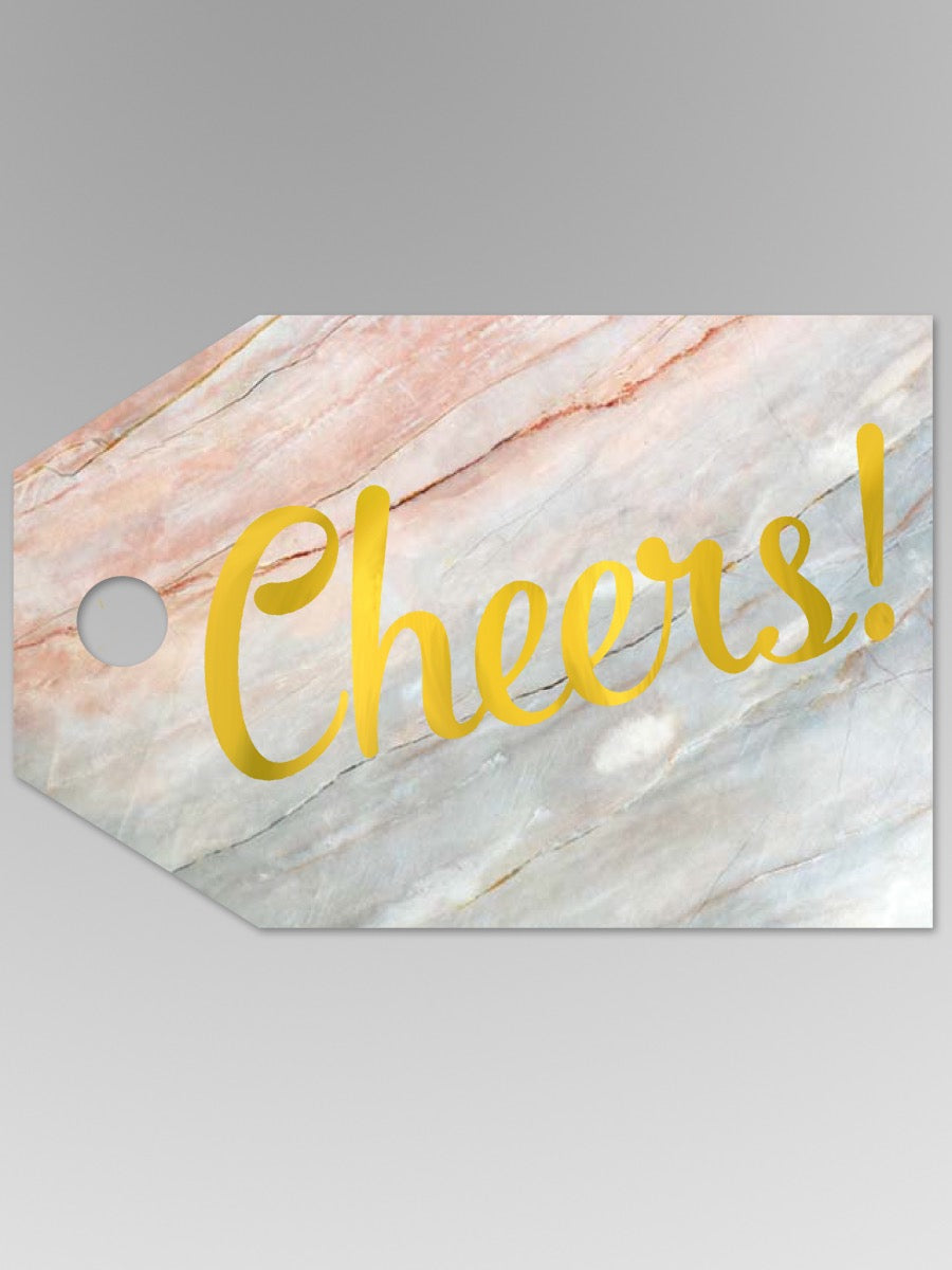 Cheers Favor Tag
