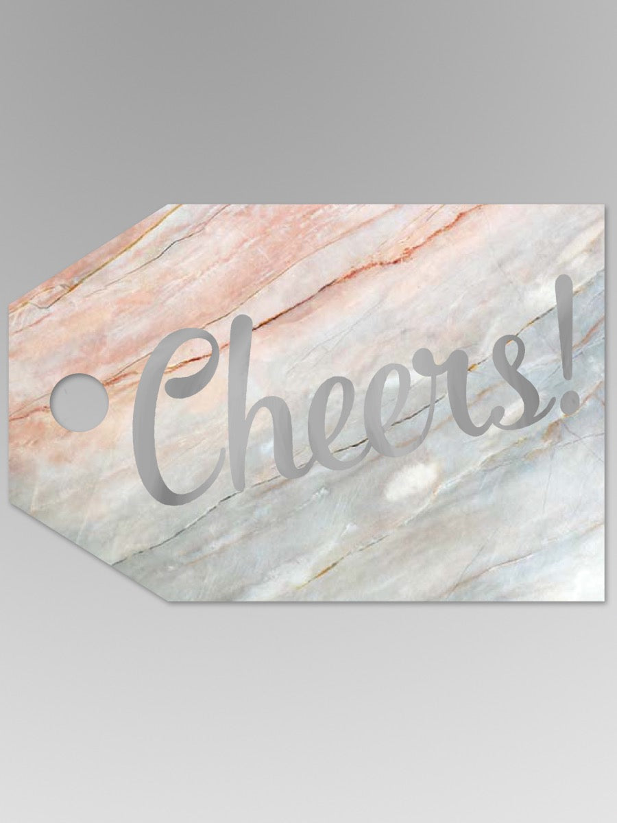 Cheers Favor Tag