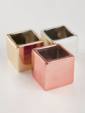 Plain Square Flower Pot 5pk
