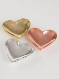 Heart Metallic Trinket Dish