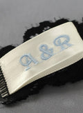 Scattered Rhinestone Garter Set