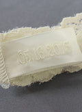Pearl Applique Garter Set