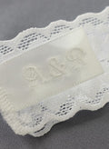 Pearl Applique Garter Set