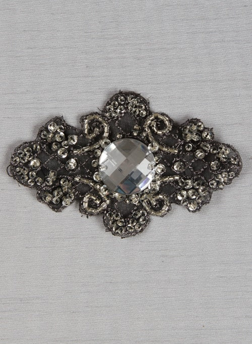 Elizabeth applique, black