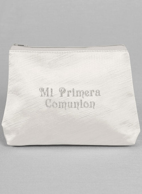 Primera Comunion Embroidered Cosmetic Bag