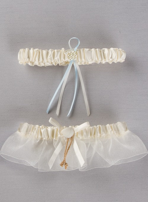 Seashore Bridal Garter Set