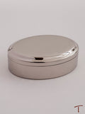 Oval Lift Top Jewelry Box