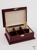 Rosewood Six Section Tea Box
