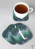 Tenereze Exclusive | Chevron Coasters - Set of 4