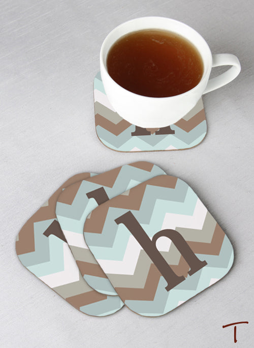 Tenereze Exclusive | Chevron Coasters - Set of 4