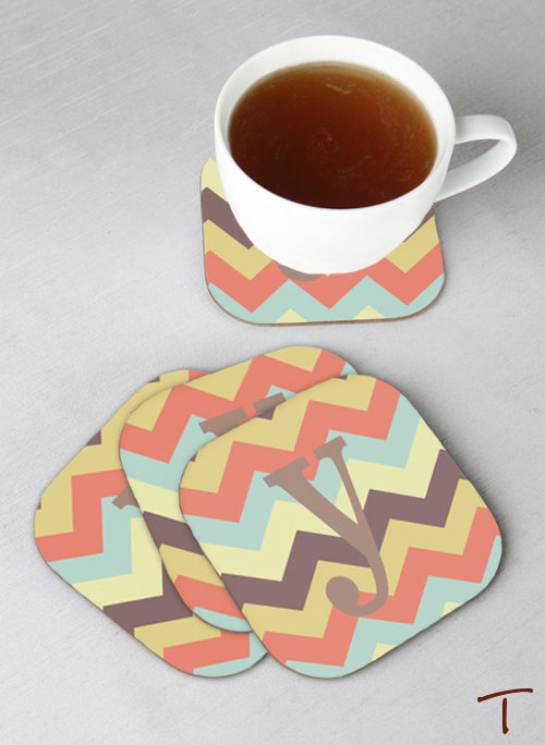 Tenereze Exclusive | Chevron Coasters - Set of 4