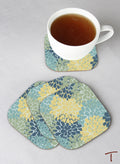 Tenereze Exclusive | Multicolored Floral Coasters - Set of 4