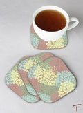 Tenereze Exclusive | Multicolored Floral Coasters - Set of 4