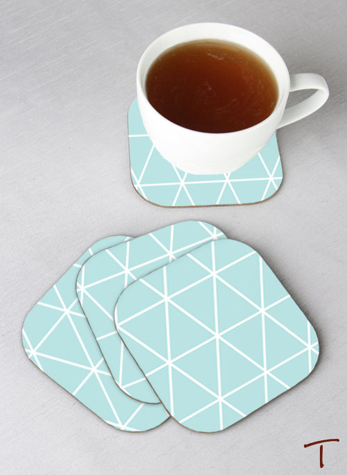 Tenereze Exclusive | Triangle Design Coasters - Set of 4