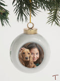 Noel Porcelain Christmas Ornament