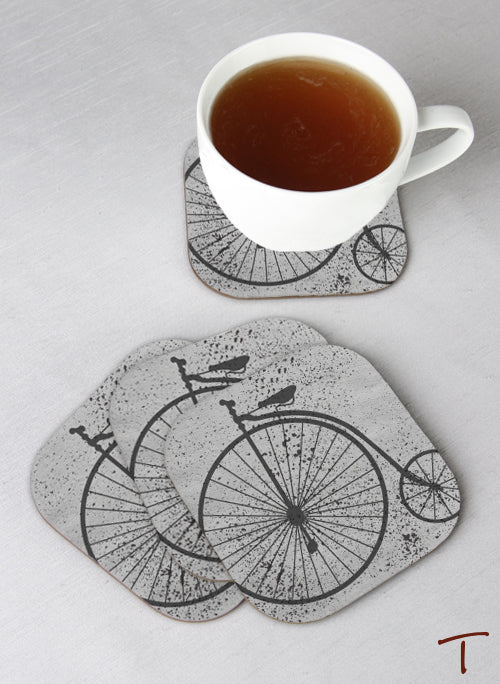 Tenereze Exclusive | Big Wheel Coasters - Set of 4
