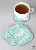 Tenereze Exclusive | C'est la vie Coasters - Set of 4