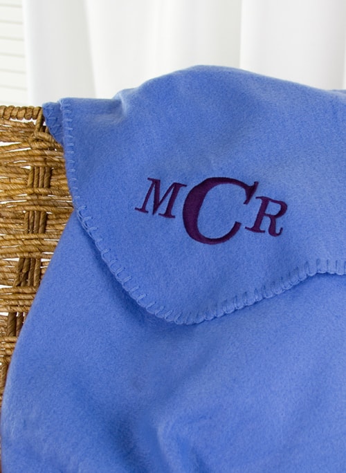 Monogram Fleece Blanket