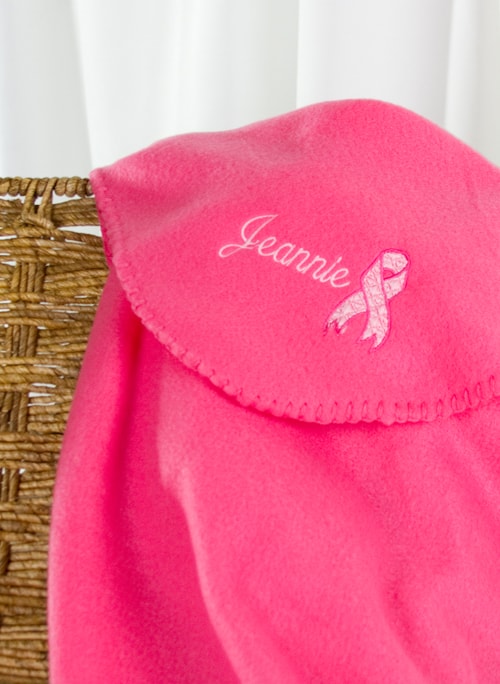 Pink Ribbon Fleece