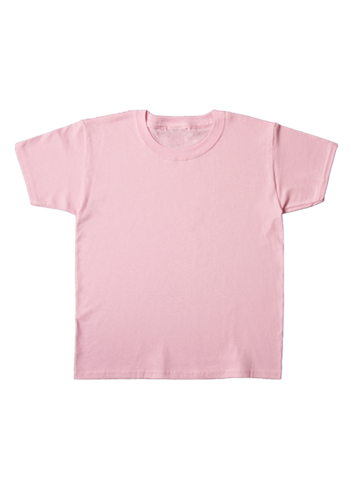 Girl's Youth Tee Pink-XS